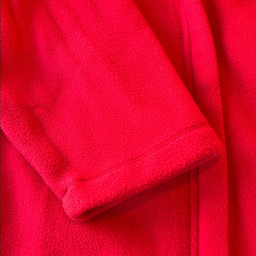 Lands’ End Zippered Fleece Hoodie in Orange Red Size 2X - Picture 6 of 7